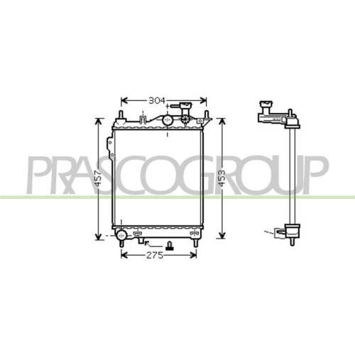 K&uuml;hler Motork&uuml;hlung Prasco HN330R001 Prascoselection f&uuml;r Hyundai