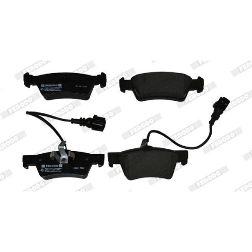 Bremsbelagsatz Scheibenbremse Ferodo FDB1460 Premier f&uuml;r VW Hinterachse