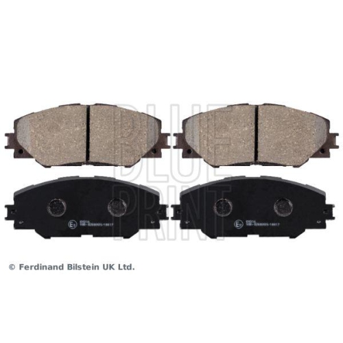 Bremsbelagsatz Scheibenbremse Blue Print ADT342162 f&uuml;r Toyota Scion Vorderachse