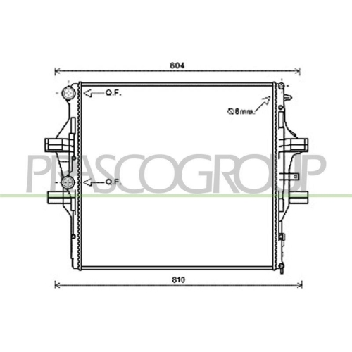 K&uuml;hler Motork&uuml;hlung Prasco FT929R001 Aq f&uuml;r Fiat