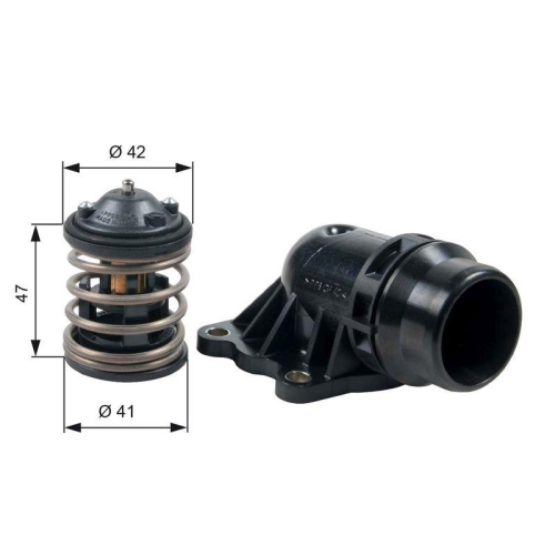 Thermostat K&uuml;hlmittel Gates TH47487K2 f&uuml;r Bmw