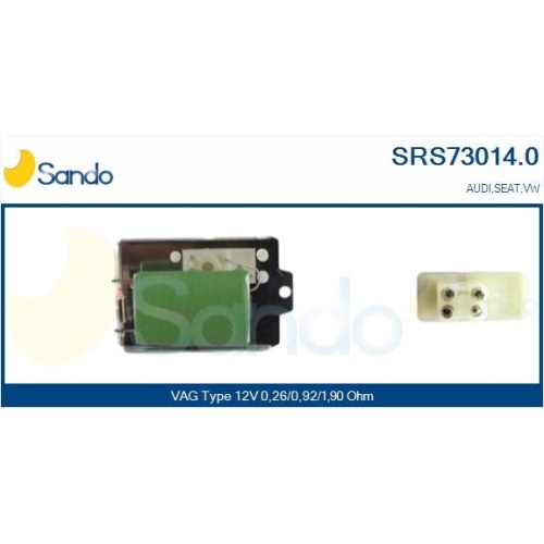 Widerstand Innenraumgebl&auml;se Sando SRS73014.0 f&uuml;r Vag