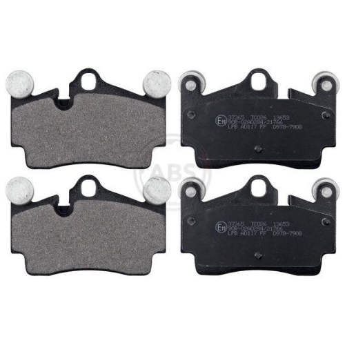 Bremsbelagsatz Scheibenbremse A.b.s. 37365 f&uuml;r Audi Porsche VW Vag Hinterachse