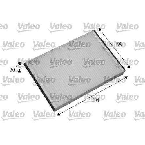 Filter Innenraumluft Valeo 698874 Valeo Essential für Opel Vauxhall Chevrolet