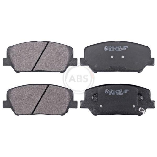 Bremsbelagsatz Scheibenbremse A.b.s. 37948 f&uuml;r Hyundai Kia Vorderachse