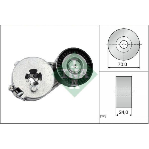 Riemenspanner Keilrippenriemen Schaeffler Ina 534 0333 10 für Audi Seat Skoda VW