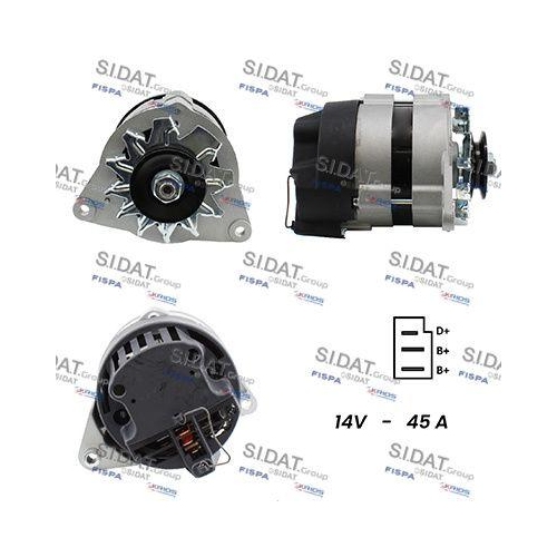 Generator Sidat A12LU0058A2 für Alfa Romeo Fiat Ford Lancia Renault Perkins