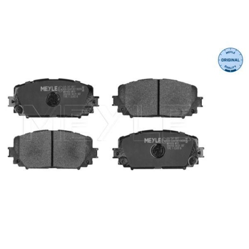 Bremsbelagsatz Scheibenbremse Meyle 0252470817 Meyle-original: True To Oe. f&uuml;r