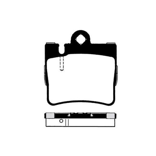 Brake Pad Set Disc Brake Raicam RA.0790.0 for Mercedes Benz Mercedes Benz