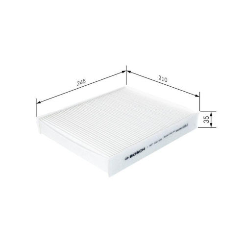 Filter Innenraumluft Bosch 1987432539 f&uuml;r Ford