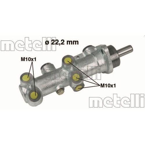 Hauptbremszylinder Metelli 05-0241 f&uuml;r Citro&euml;n Fiat Peugeot