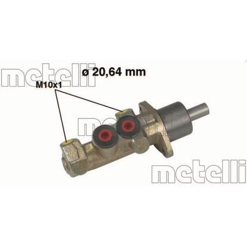 Hauptbremszylinder Metelli 05-0242 f&uuml;r Renault Renault Trucks
