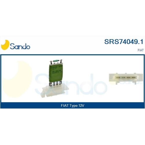 Widerstand Innenraumgebläse Sando SRS74049.1 für Fiat