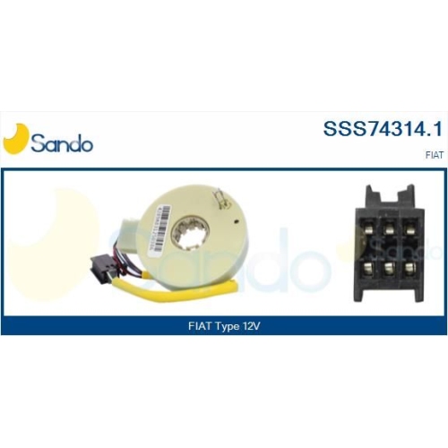 Lenkwinkelsensor Sando SSS74314.1 f&uuml;r Fiat