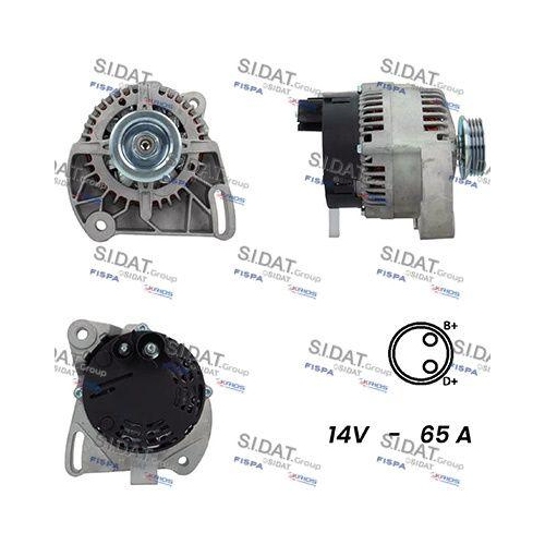 Generator Sidat A12MA0189A2 f&uuml;r Alfa Romeo Fiat Lancia