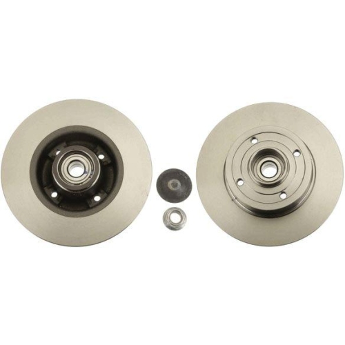 Bremsscheibe Trw DF4274BS Trw Single f&uuml;r Dacia Renault Hinterachse