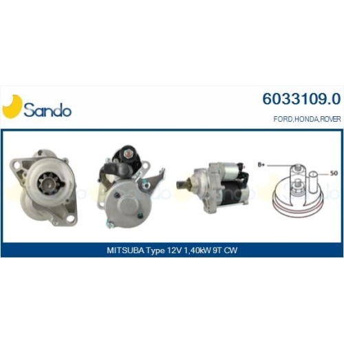 Starter Sando 6033109.0 für Honda