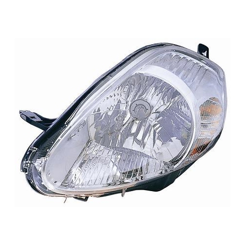 RECHTER SCHEINWERFER FIAT GRANDE PUNTO PARAB. CHROM MIT RECHTEM MOTOR MARKEN