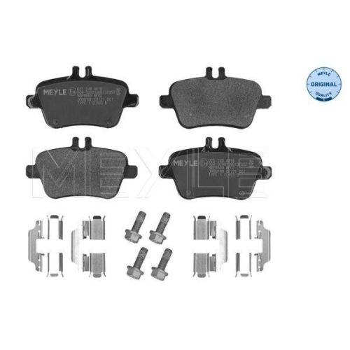Bremsbelagsatz Scheibenbremse Meyle 0252484818 Meyle-original: True To Oe. f&uuml;r