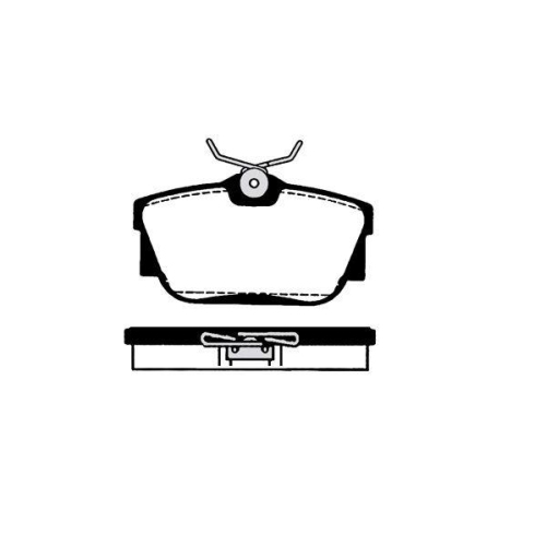 Bremsbelagsatz Scheibenbremse Raicam RA.0793.1 f&uuml;r VW Hinterachse