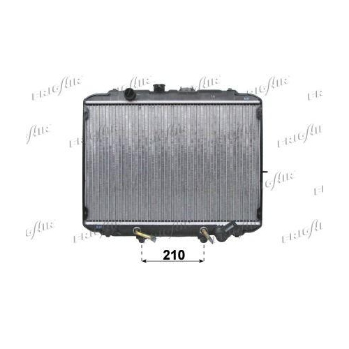 K&uuml;hler Motork&uuml;hlung Frigair 0128.3058 f&uuml;r Mitsubishi Hyundai