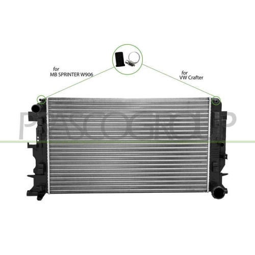 K&uuml;hler Motork&uuml;hlung Prasco ME919R001 Prascoselection f&uuml;r Mercedes Benz