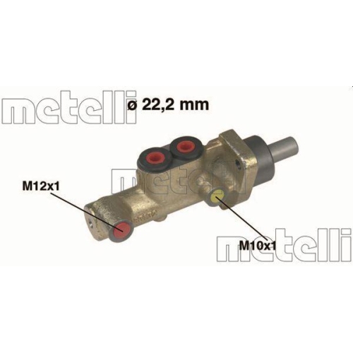 Hauptbremszylinder Metelli 05-0246 f&uuml;r Opel