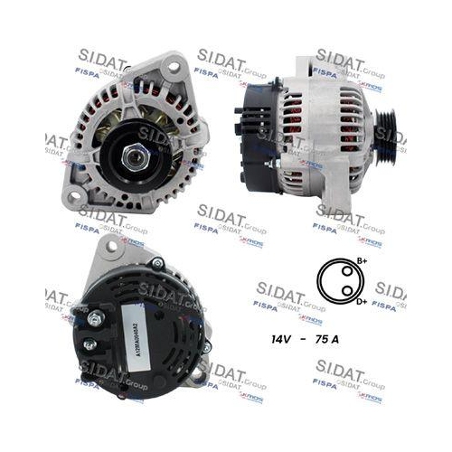 Generator Sidat A12MA0940A2 f&uuml;r Mercedes Benz Mercedes Benz Mercedes Benz Smart