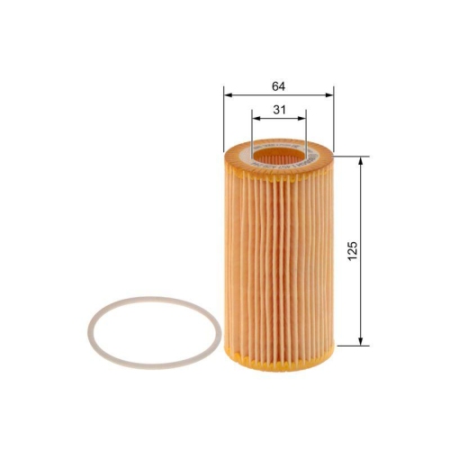 Ölfilter Bosch 1457429244 für Ford Volvo