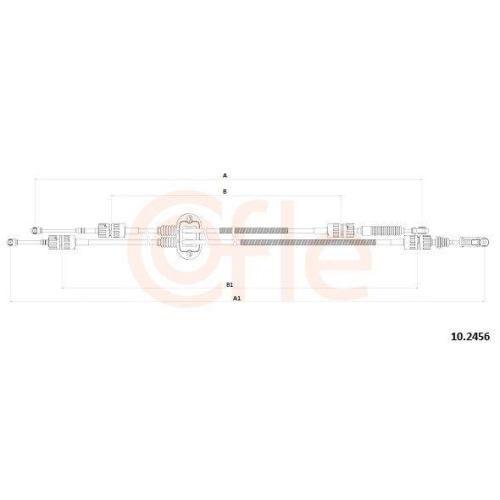 Seilzug Schaltgetriebe Cofle 10.2456 f&uuml;r Ford