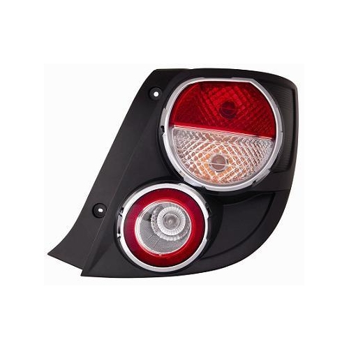 R&Uuml;CKLICHTEINHEIT RECHTER CHEVROLET AVEO 2011 5 T&Uuml;RER CHROMKANTE RECHTS