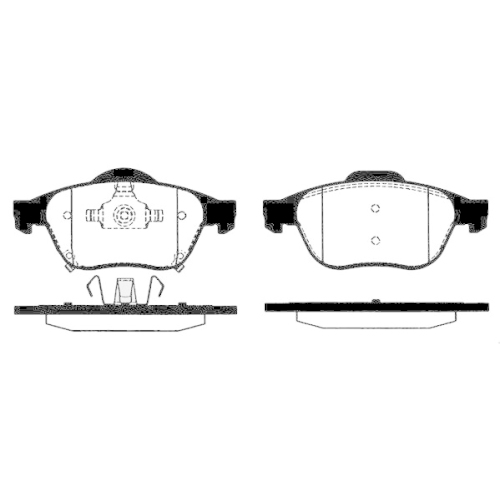 Bremsbelagsatz Scheibenbremse Raicam RA.0809.0 f&uuml;r Toyota Vorderachse