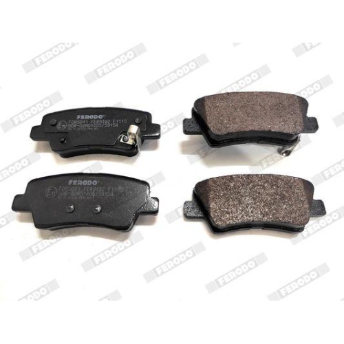 Bremsbelagsatz Scheibenbremse Ferodo FDB5041 Premier Eco Friction f&uuml;r Ssangyong