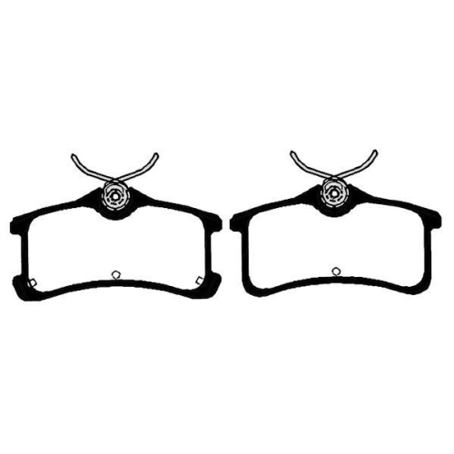 Bremsbelagsatz Scheibenbremse Raicam RA.0810.0 f&uuml;r Toyota Hinterachse