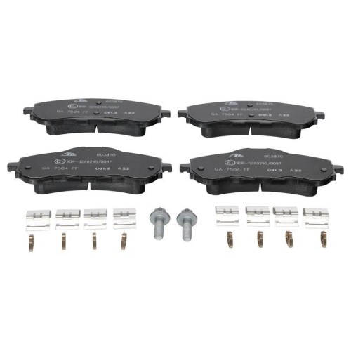 Bremsbelagsatz Scheibenbremse Ate 13-0460-3870-2 f&uuml;r Citro&euml;n Opel Peugeot