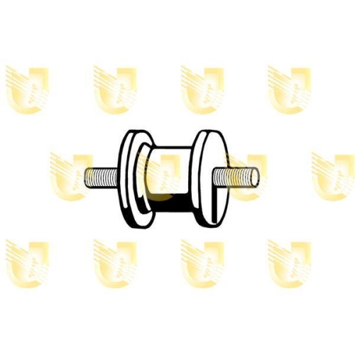 Gummistreifen Abgasanlage Unigom 165059 für Fiat Lancia Vorne