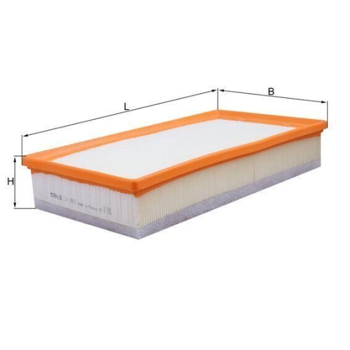 Luftfilter Mahle LX 1835 f&uuml;r Audi Seat Skoda VW Cupra