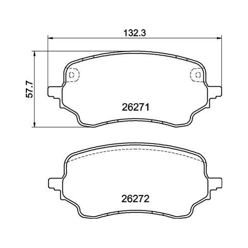 Bremsbelagsatz Scheibenbremse Brembo P24236 Prime Line f&uuml;r Ford Ford Australia
