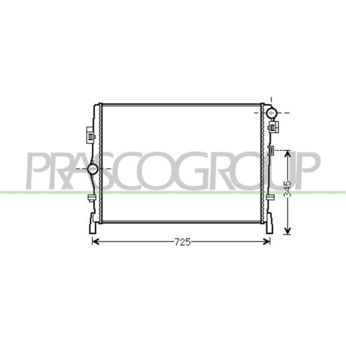 K&uuml;hler Motork&uuml;hlung Prasco DG815R001 Prascoselection f&uuml;r Chrysler Dodge Fiat