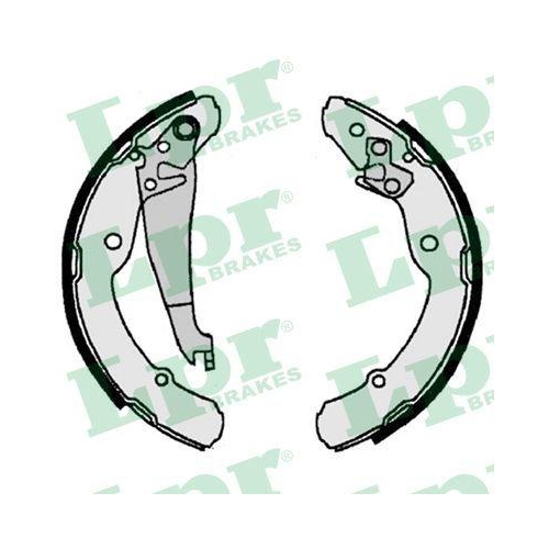 Bremsbackensatz Lpr 07300 f&uuml;r Skoda VW Hinterachse