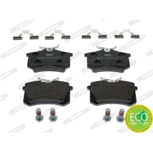 Bremsbelagsatz Scheibenbremse Ferodo FDB1491 Premier Eco Friction f&uuml;r Renault