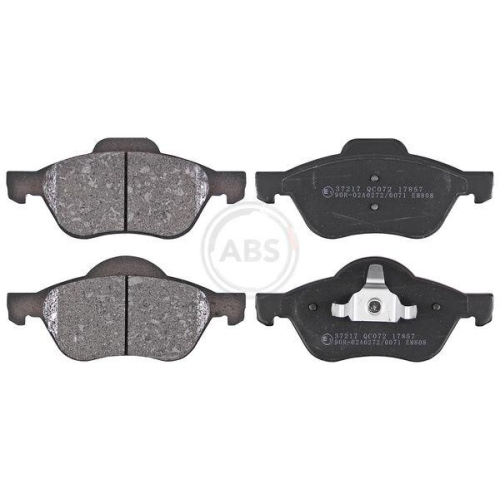 Bremsbelagsatz Scheibenbremse A.b.s. 37217 f&uuml;r Renault Vorderachse