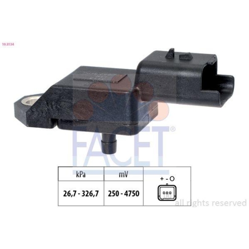 Luftdrucksensor H&ouml;henanpassung Facet 10.3134 Made In Italy - Oe Equivalent f&uuml;r