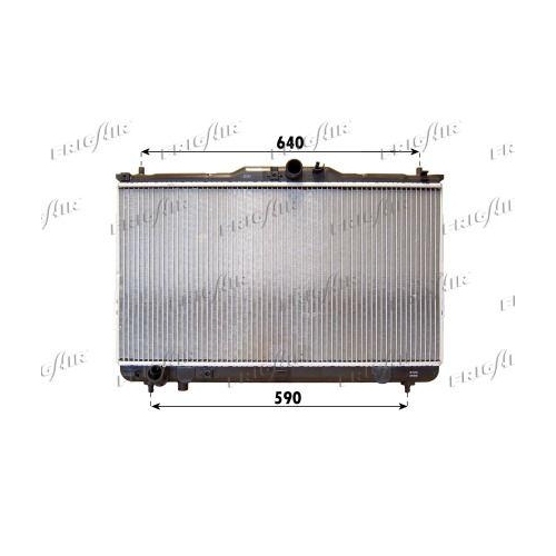 K&uuml;hler Motork&uuml;hlung Frigair 0128.3091 f&uuml;r Hyundai