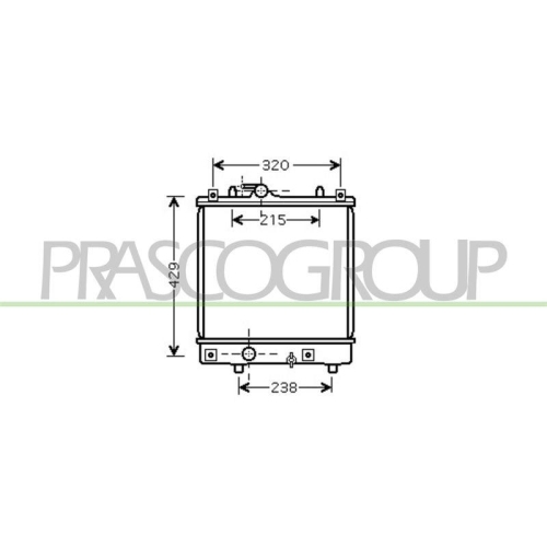 K&uuml;hler Motork&uuml;hlung Prasco OP304R002 Prascoselection f&uuml;r Opel Vauxhall
