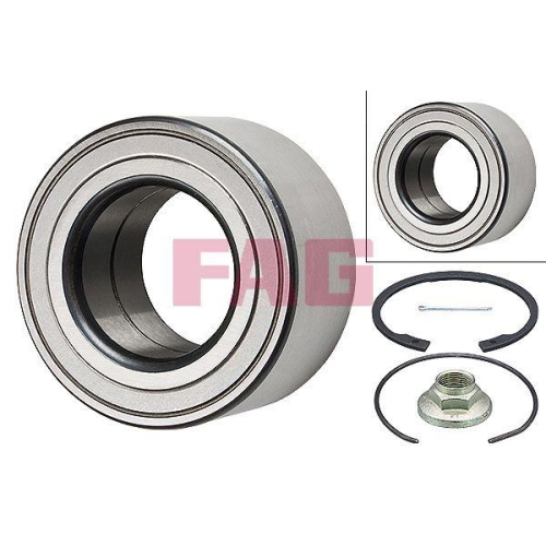 Radlagersatz Schaeffler Fag 713 6195 10 f&uuml;r Hyundai Kia Vorderachse