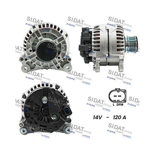 Generator Sidat A12BH0011A2 f&uuml;r Audi Ford Seat Skoda VW Vag