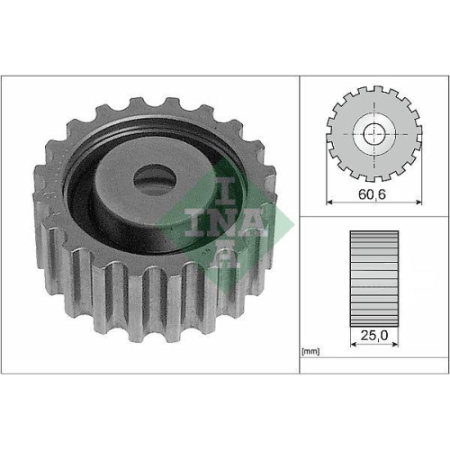 Umlenk /führungsrolle Zahnriemen Schaeffler Ina 532 0218 10 für Renault Dacia
