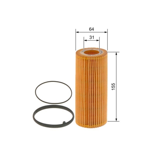 Ölfilter Bosch 1457429268 für Audi Porsche VW