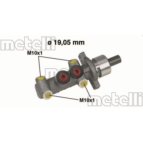 Hauptbremszylinder Metelli 05-0266 f&uuml;r Citro&euml;n Peugeot